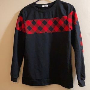 Flannel sweater